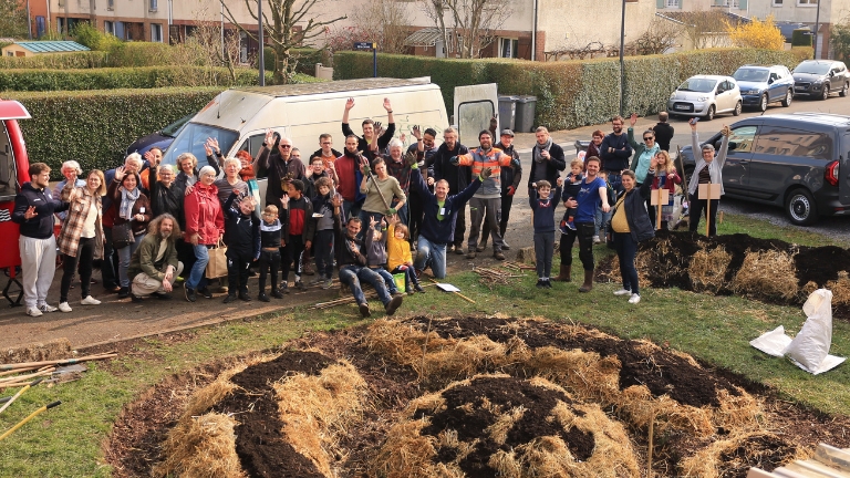Mars 2022 - Chantier participatif - Création du jardin partagé du P'tit Bois